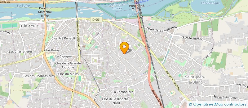 localisation de l'entreprise EP INVESTISSEMENTS  SAINT-JEAN-LE-BLANC