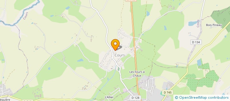 localisation de l'entreprise EP MENUISERIE  COURS