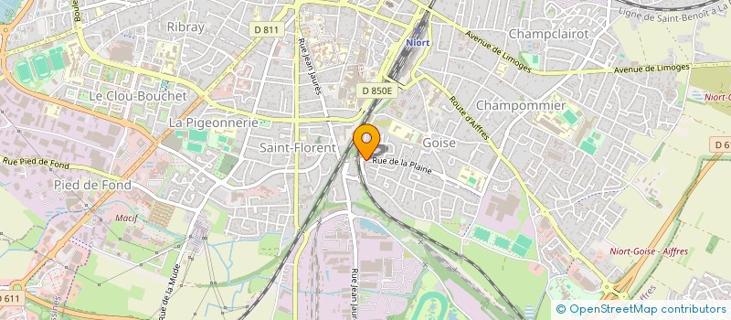 localisation de l'entreprise EP RENOV à AIGONDIGNE