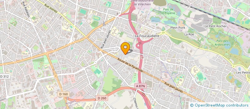 localisation de l'entreprise EP RENOV à ANGERS