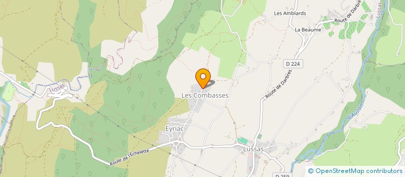 localisation de l'entreprise EP SPORTS AGENCY  LUSSAS