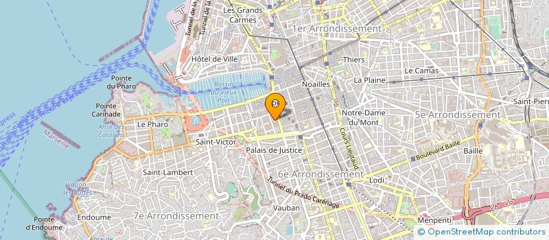 localisation de l'entreprise EP STRATEGIE à MARSEILLE