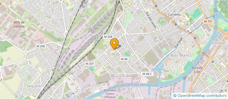 localisation de l'entreprise EP22 à LILLE