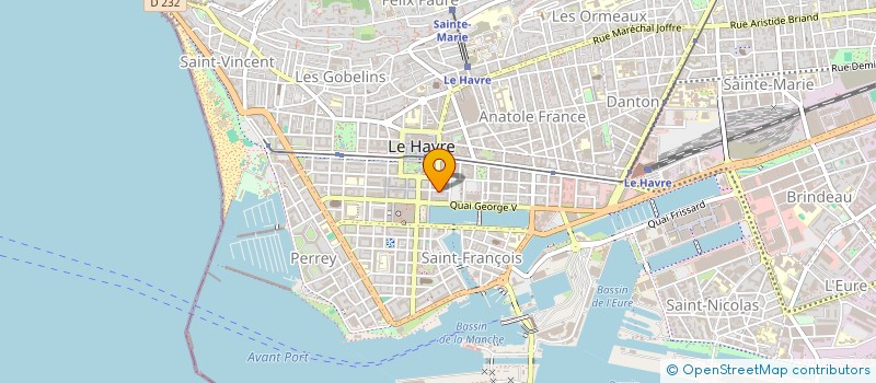 localisation de l'entreprise EP2C NORMANDIE à LE HAVRE