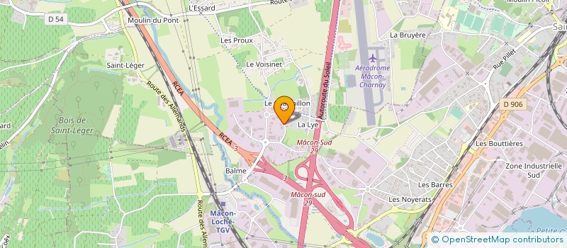 localisation de l'entreprise EP2D AIR PROCESS  CHARNAY-LES-MACON