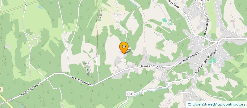 localisation de l'entreprise EP2M  COURSAC