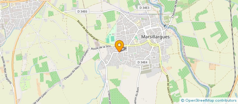 localisation de l'entreprise EP3 à MARSILLARGUES