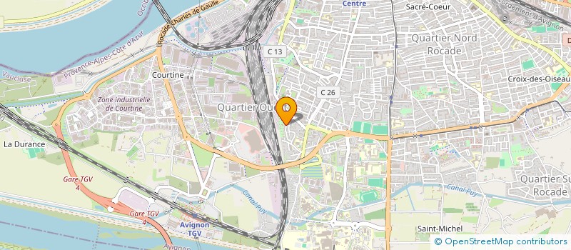 localisation de l'entreprise EP3M  AVIGNON