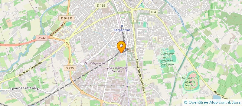 localisation de l'entreprise EP7 à CARPENTRAS