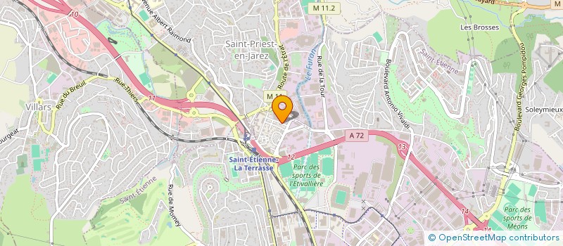 localisation de l'entreprise EPA  SAINT-ETIENNE