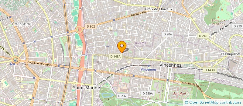 localisation de l'entreprise EPA CONSULTANTS à MONTREUIL