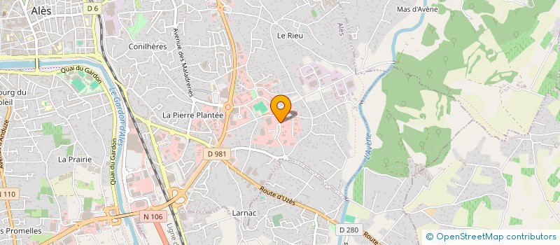 localisation de l'entreprise EPA INGENIERIE à ALES