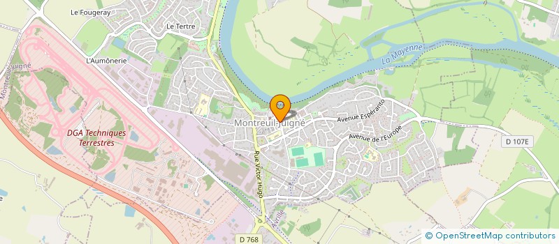 localisation de l'entreprise EPA-MJ ENTRET PHYS POUR ADULTE  MONTREUIL-JUIGNE