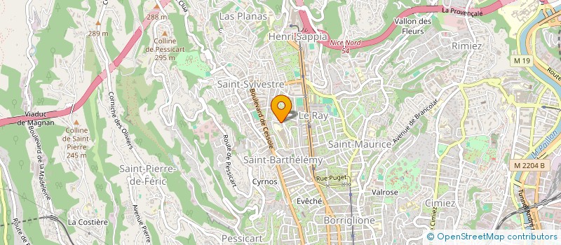 localisation de l'entreprise EPA VILLA ARSON à NICE