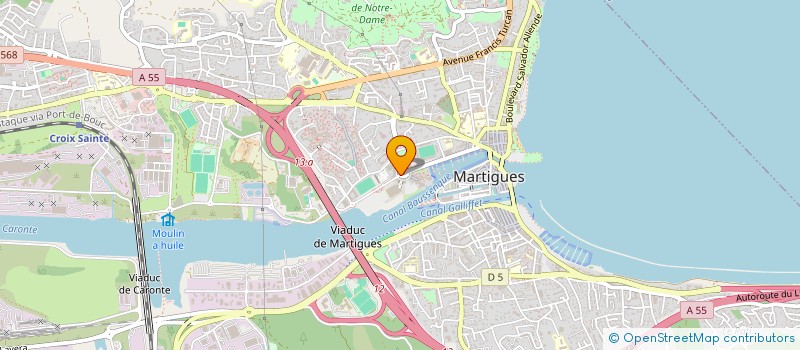 localisation de l'entreprise EPAC 1966  MARTIGUES