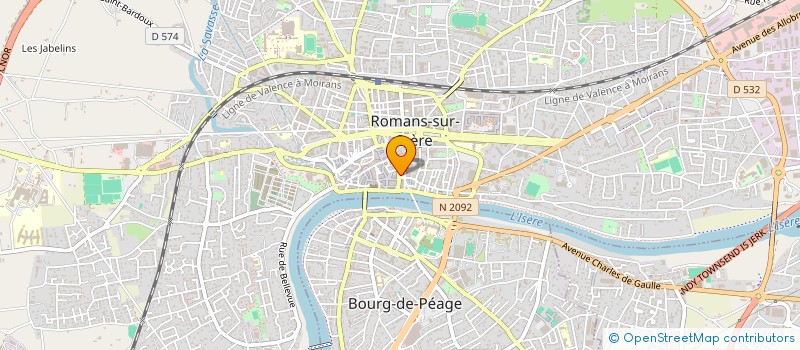 localisation de l'entreprise EPACH à ROMANS-SUR-ISERE