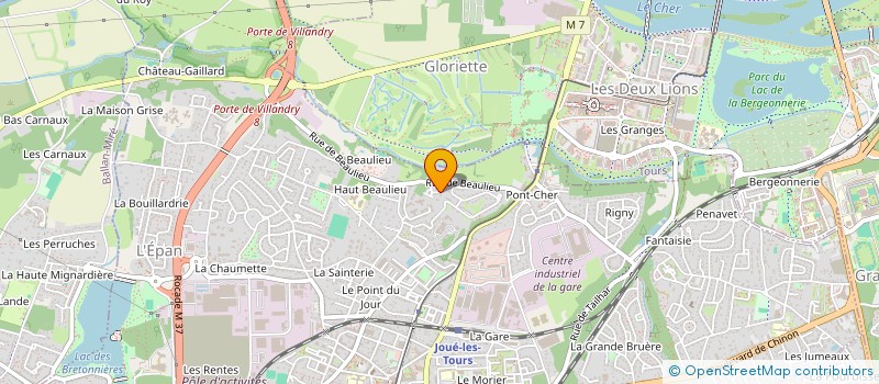 localisation de l'entreprise EPACHAC PAT à JOUE-LES-TOURS