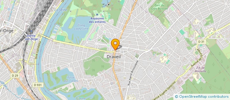 localisation de l'entreprise EPACK AGENCE à DRAVEIL