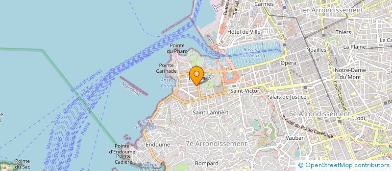 localisation de l'entreprise EPACORP à MARSEILLE