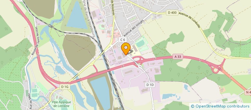 localisation de l'entreprise EPACT INDUSTRIE  DOMBASLE-SUR-MEURTHE