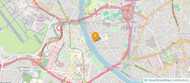 localisation de l'entreprise EPADIM à TOULOUSE