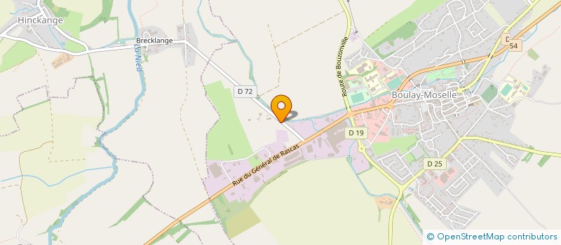 localisation de l'entreprise EPAGE DES EAUX VIVES DES 3 NIED  BOULAY-MOSELLE