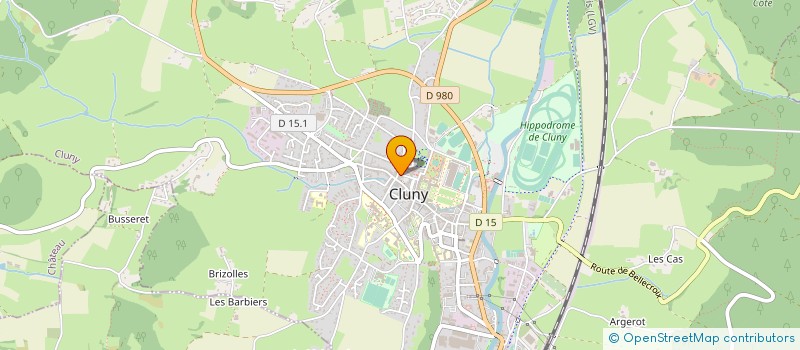 localisation de l'entreprise EPAGE DU BASSIN VERSANT DE LA GROSNE à CLUNY