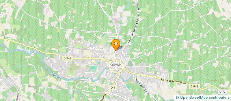 localisation de l'entreprise EPAGE  DU SUD-OUEST DU MONT VENTOUX à MAZAN