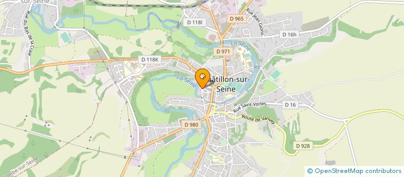 localisation de l'entreprise EPAGE SEQUANA à CHATILLON-SUR-SEINE