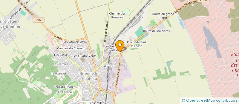 localisation de l'entreprise EPAGNE TRANSPORTS à BRIENNE-LE-CHATEAU