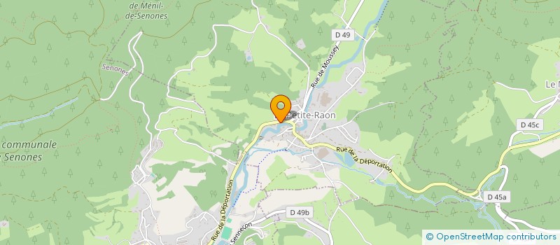localisation de l'entreprise EPAILLARD à LA PETITE-RAON