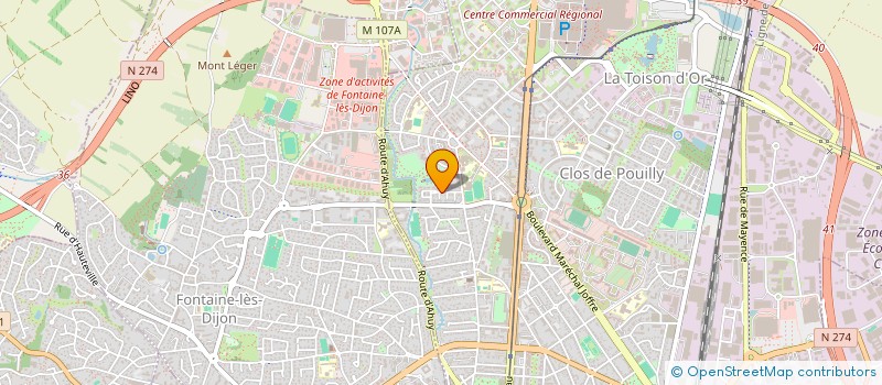 localisation de l'entreprise EPALIS  DIJON