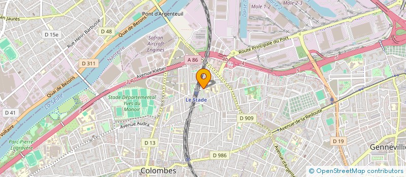 localisation de l'entreprise EPAM à COLOMBES