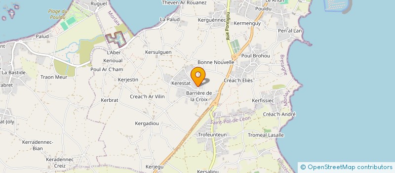 localisation de l'entreprise EPAM ENSEIGNEMENT PRIVE D'ARTS MARTIAUX ET DISCIPLINES ASSOCIEES à MORLAIX