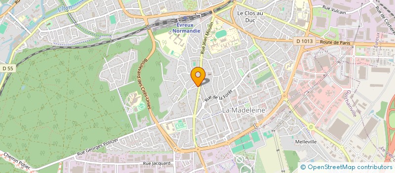 localisation de l'entreprise EPANOUISSEMENT à EVREUX
