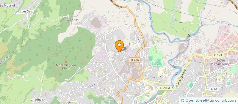 localisation de l'entreprise EPANOUISSEMENT FAMILIALE ET CULTUREL à ANNONAY