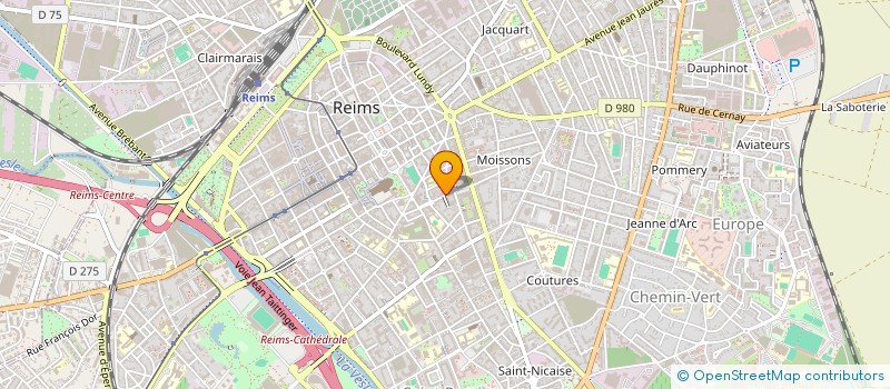 localisation de l'entreprise EPARGNANTS IMMOB CHAMPENOIS  REIMS