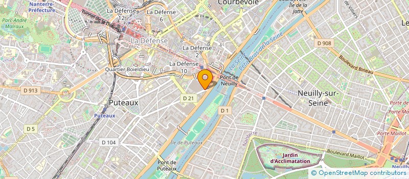 localisation de l'entreprise EPARGNE ACTUELLE GESTION SIEGE LIQUIDAT à PUTEAUX