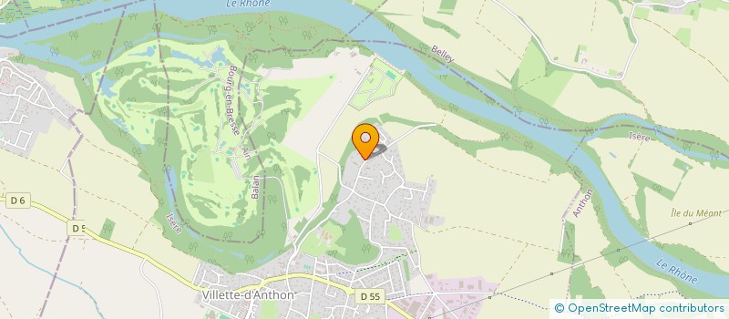 localisation de l'entreprise EPARGNE ET PATRIMOINE  VILLETTE-D'ANTHON