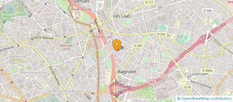 localisation de l'entreprise EPARGNE PERFORMANCE à BAGNOLET