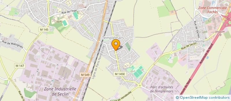 localisation de l'entreprise EPARIZOT IT  FAUMONT