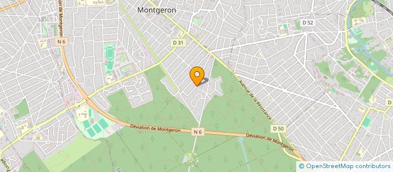 localisation de l'entreprise EPARKEO FORMATION & CONSEIL à MONTGERON