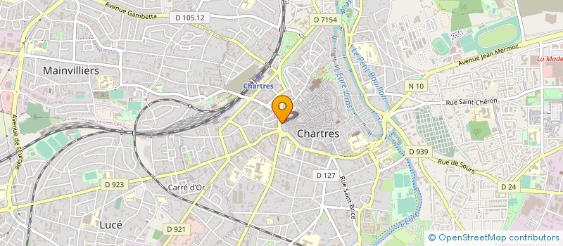 localisation de l'entreprise EPARSPORT à CHARTRES