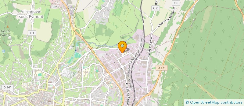 localisation de l'entreprise EPART CHANTIER à LONS-LE-SAUNIER