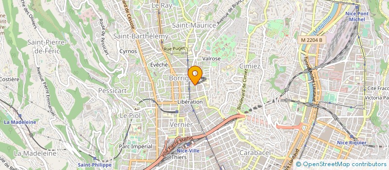 localisation de l'entreprise EPASA COTE D AZUR à NICE