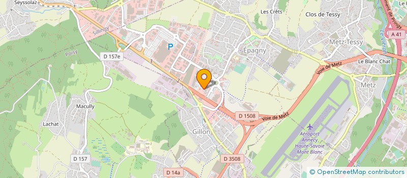 localisation de l'entreprise EPAT'ANGE  EPAGNY METZ-TESSY