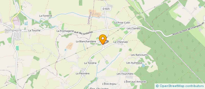 localisation de l'entreprise EPATAN à DOMFRONT-EN-POIRAIE