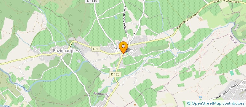localisation de l'entreprise EPAUL'ART à GALARGUES