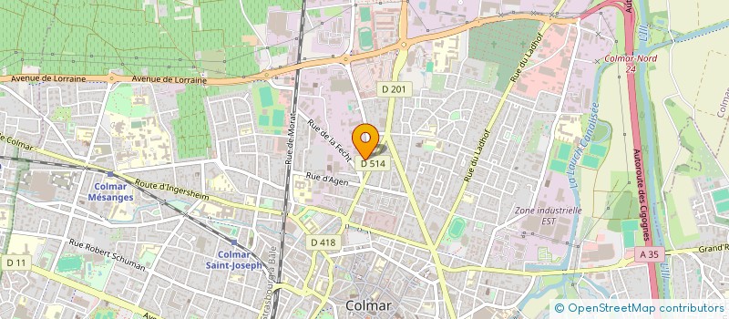 localisation de l'entreprise EPAUL'MOI à COLMAR