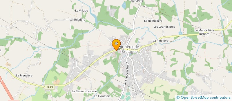 localisation de l'entreprise EPAULE JETE  VIGNEUX-DE-BRETAGNE